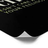 Doctrine Doesn't Care About Your Feelings Christia Poster (Hoek)