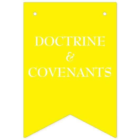 Doctrine en Covenants banner LDS primaire (Tweede vlag)