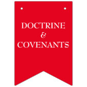 Doctrine en Covenants banner LDS primaire (Eerste vlag)
