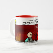 Doctrine-Man "Great Satan" koffie-Mok Tweekleurige Koffiemok (Voorkant links)