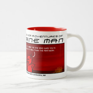 Doctrine-Man "Great Satan" koffie-Mok Tweekleurige Koffiemok