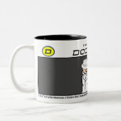 Doctrine-Man! "Spies like us" koffie-Mok Tweekleurige Koffiemok (Links)