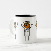 Doctrine-Man "YMCA"-Mok Tweekleurige Koffiemok (Voorkant links)