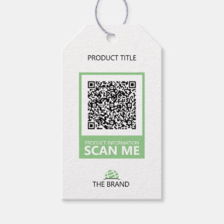 Document Hang Label met QR-Code voor Producten Cadeaulabel