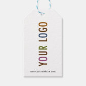 Document Hang Labels met Koord & Douanebedrijf Log Cadeaulabel (Voorkant)