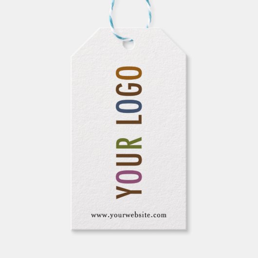 Document Hang Labels met Koord & Douanebedrijf Log Cadeaulabel (Voorkant)