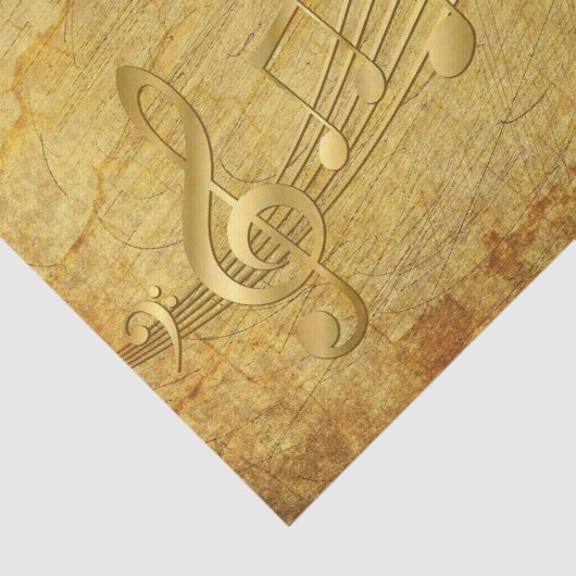  document muzieknoten tissuepapier (Detail)
