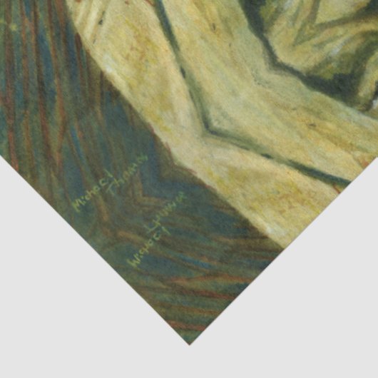 document Nymph Art Nouveau Tissuepapier (Detail)