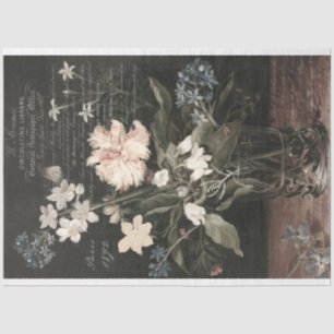  document over de ontkoppeling van Floral Still Li Tissuepapier