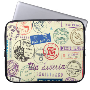 document: Stempel Set Collectie. Laptop Sleeve
