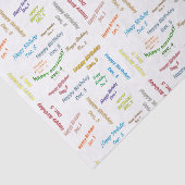 Document van 5 februari tissuepapier (Detail)