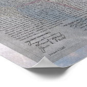 Document van de "levende Christus"-schilderreeks Poster (Hoek)