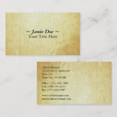 Document Visitekaartje (Voorkant / Achterkant)