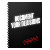 Document Your Delusions – Inner Archive Notitieboek (Voorkant)