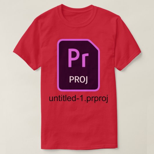 Document zonder titel Premiere T-shirt (Design voorkant)
