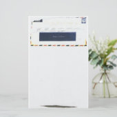 Documentatie voor luchtposttests briefpapier (Staand voorkant)