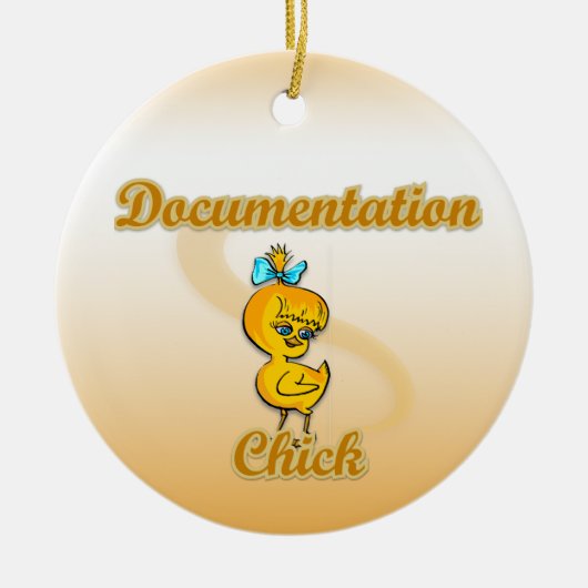 Documentatieknop Keramisch Ornament (Voorkant)