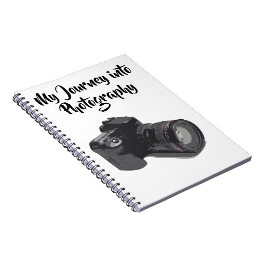 Documenteer uw reis moderne digitale camera notitieboek (Rechterzijde)