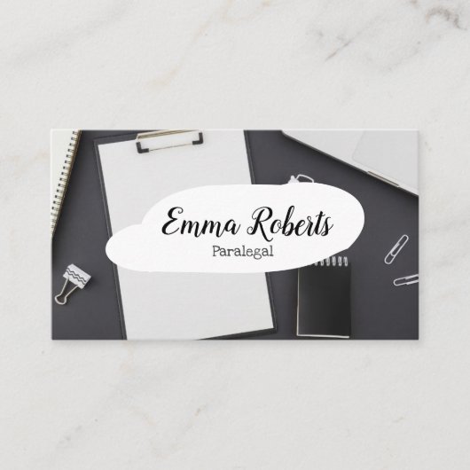 Documenten Pink Law Advocaat Paralegal Visitekaartje (Voorkant)