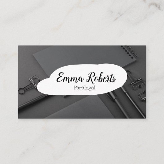 Documenten Pink Law Advocaat Paralegal Visitekaartje (Voorkant)