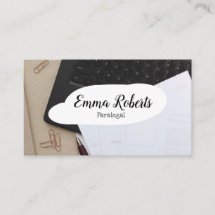 Documenten Pink Law Advocaat Paralegal Visitekaartje