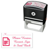 DocumentReview Verzoek Rubber Stempel (In situ)