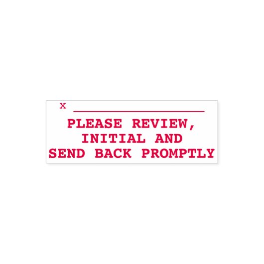 DocumentReview Verzoek Rubber Stempel (Design)