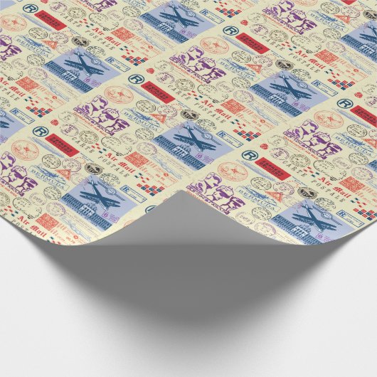 documentstempel decor set cadeaupapier (Hoek)
