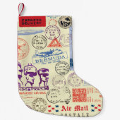  documentstempel decor set kleine kerstsok (Voorkant)