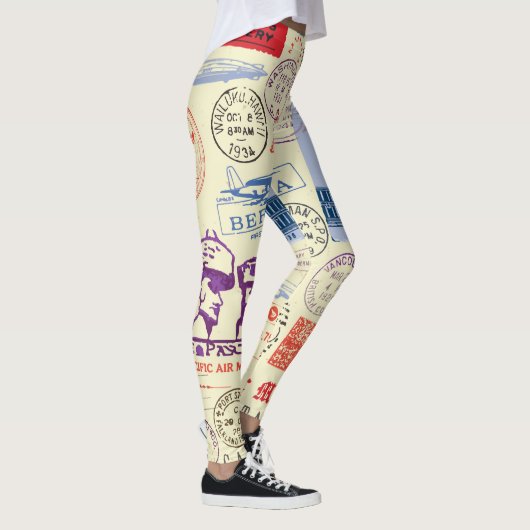 documentstempel decor set leggings (Rechts)