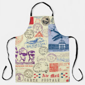 documentstempel decor set schort (Voorkant)