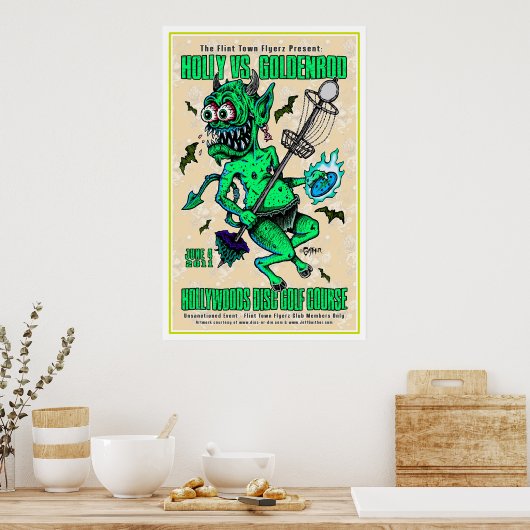 DOD - Disc Golf Poster (Keuken)