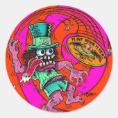 DOD - Disc Golf Ronde Sticker (Voorkant)