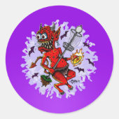 DOD - Disc Golf Ronde Sticker (Voorkant)