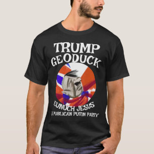 DOD DOJ EPA Geoduck Eunuch Jezus Republikeinse Par T-shirt