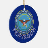 DOD Pentagon Keramisch Ornament (Rechts)