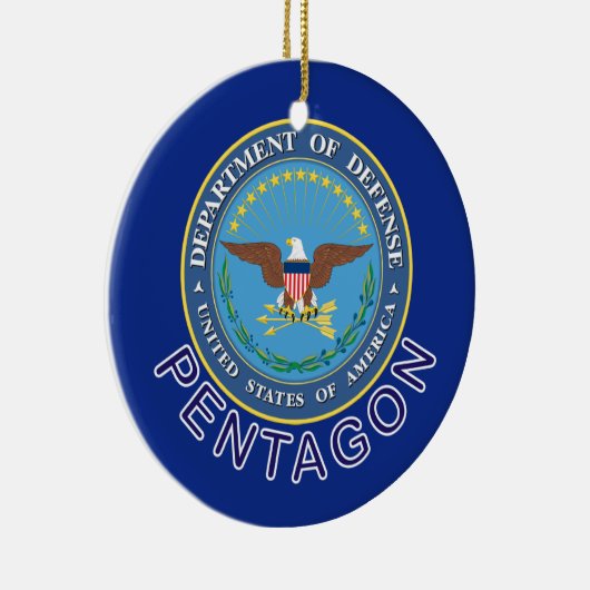 DOD Pentagon Keramisch Ornament (Rechts)