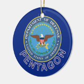 DOD Pentagon Keramisch Ornament (Links)
