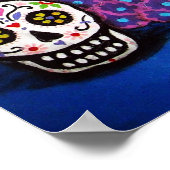 DOD SKULLS FLOWERS POSTER (Hoek)