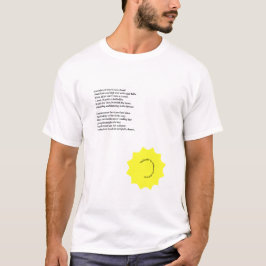 Dodad Poets' Collectie #3 W. Wordsworth "Daffodils T-shirt