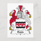 Dodd Family Crest Briefkaart (Voorkant)