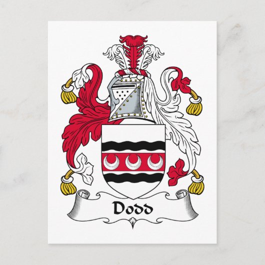 Dodd Family Crest Briefkaart (Voorkant)