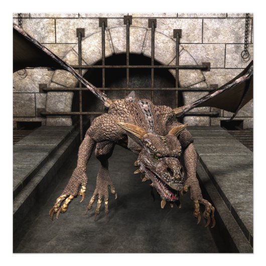 Dodde einddraak is op zoek naar wat diner - u foto afdruk (Voorkant)