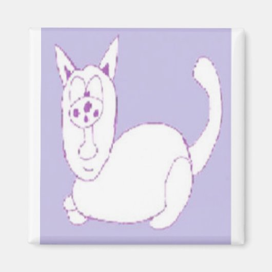Doddle Cat Magneet (Voorkant)