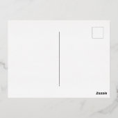 Doddle Hand getrokken Bow Kerstfoto Folie Feestdagen Briefkaart (Achterkant)