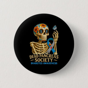 Dode alvleesklier samenleving Diabetes Awareness D Ronde Button 5,7 Cm