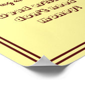 Dode artiesten hebben geen geld-grappige typografi poster (Hoek)