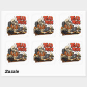 Dode Binnenkant Skelet Halloween Stickers (Vel)