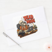 Dode Binnenkant Skelet Halloween Stickers (Envelop)