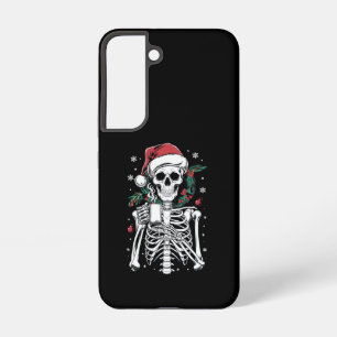 Dode Binnenkant Skelet Kerst Koffie Liefhebber Ges Samsung Galaxy Hoesje